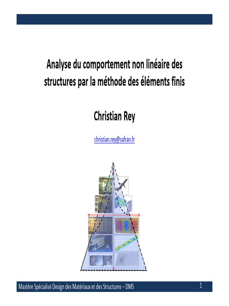 Comportement non linéaire des structures | PDF | Équations | Élasticité ...