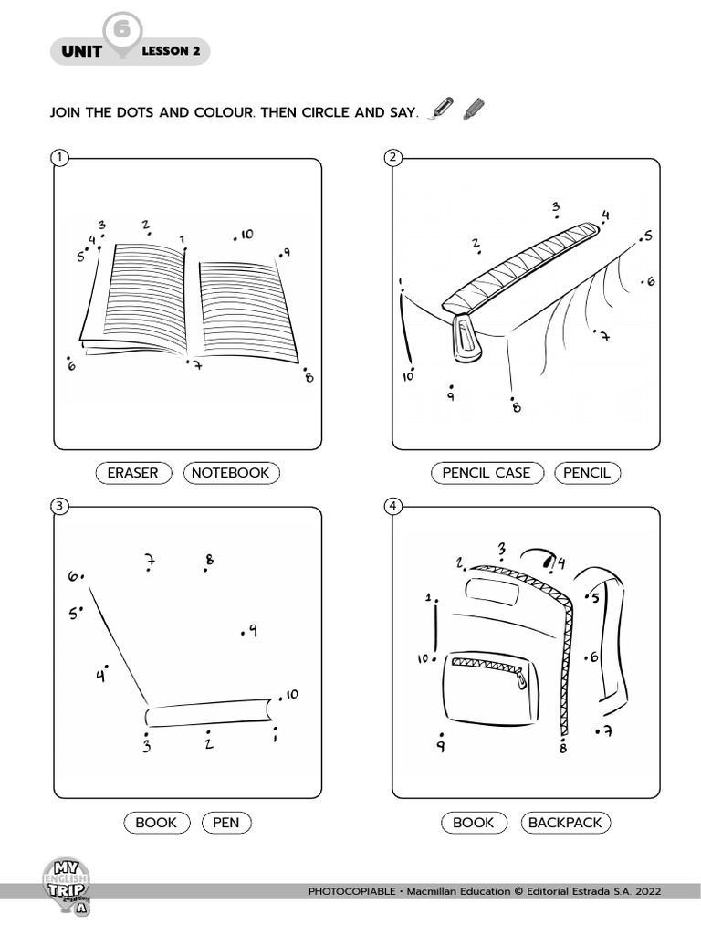 MET2_LA_U6_worksheets | PDF | Stationery | Writing Implements