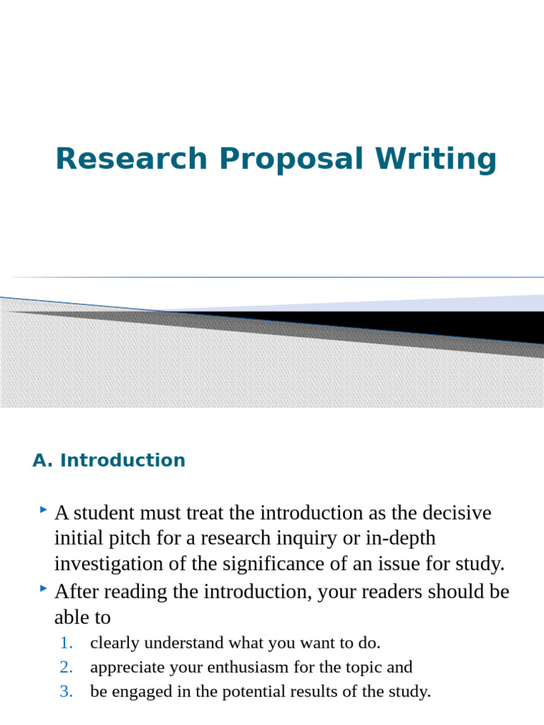 Research Proposal Writing Guide | PDF | Methodology | Cognition