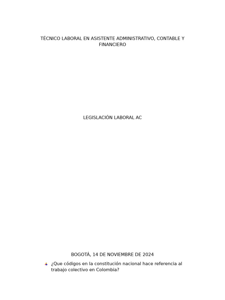 Técnico Laboral en Asistente Administrativo | PDF