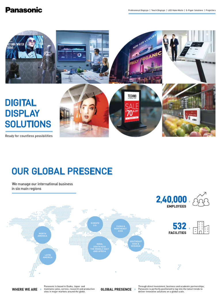 Panasonic's Global Display Solutions | PDF | Android (Operating System ...