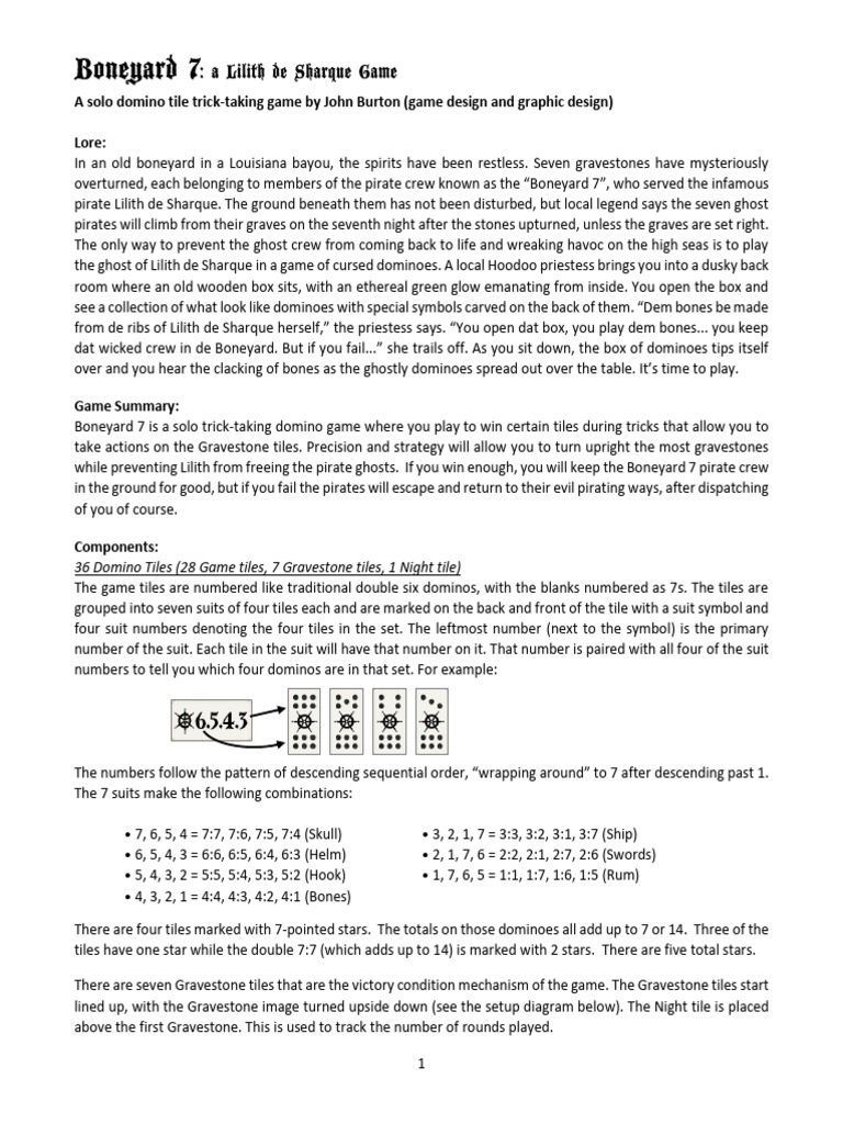 Boneyard 7 rules v2 1 pdf games of mental skill games of chance