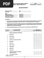 Isaa Questionnaire | PDF | Autism | Nonverbal Communication