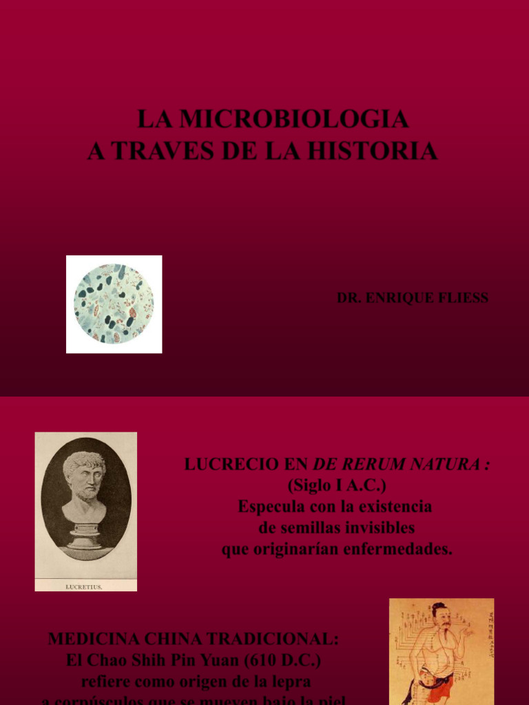 Historia de la Microbiología y sus Pioneros | PDF | Luis Pasteur ...