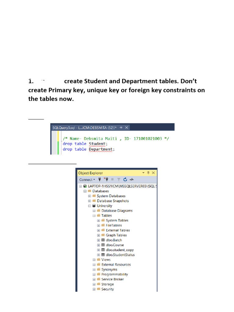 DBMS Lab Assignment 10 | PDF