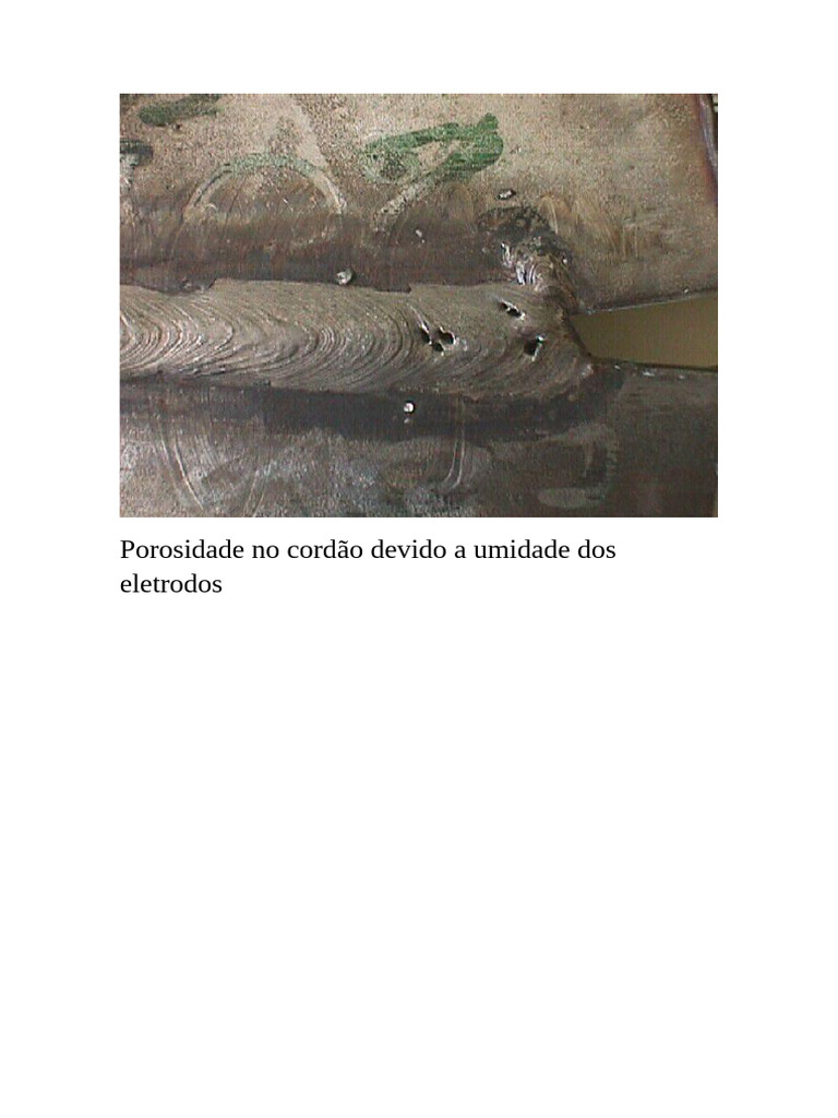 Porosidade No Cordão Devido a Umidade Dos Eletrodos | PDF
