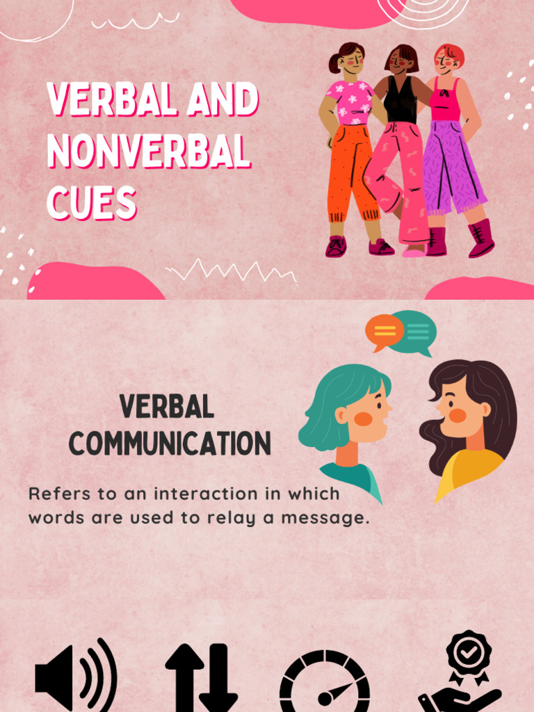 Verbal and Nonverbal Cues | PDF | Nonverbal Communication | Communication
