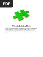 Website Building Blocks