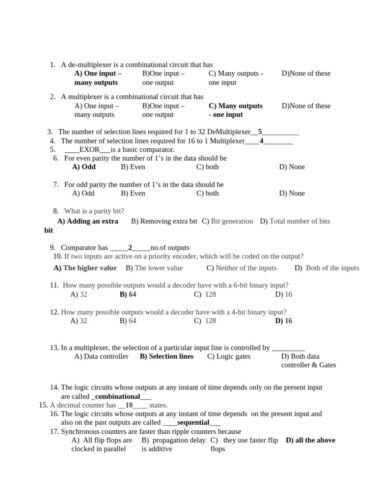 Combinational and Sequential Logic Basics | PDF | Computer Engineering ...