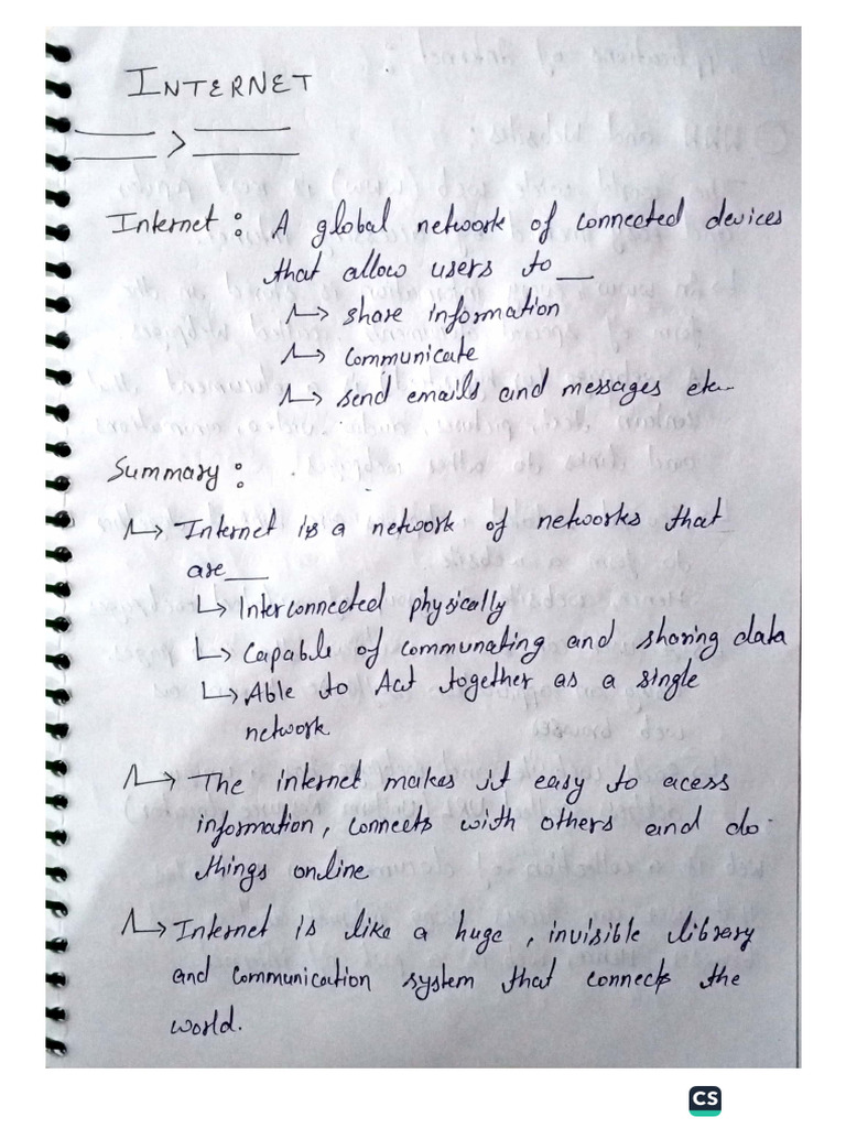 Fundamental Notes (Internet) | PDF
