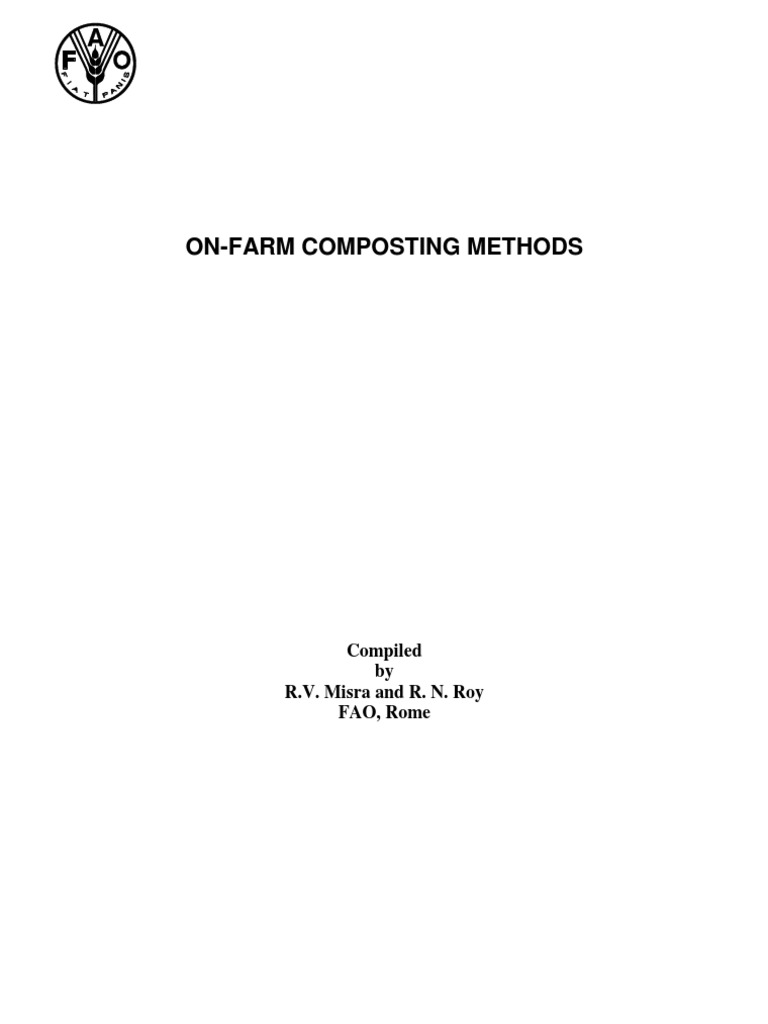 On-Farm Composting Methods | PDF