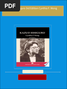 Download full Kazuo Ishiguro 3rd Edition Cynthia F. Wong ebook all chapters
