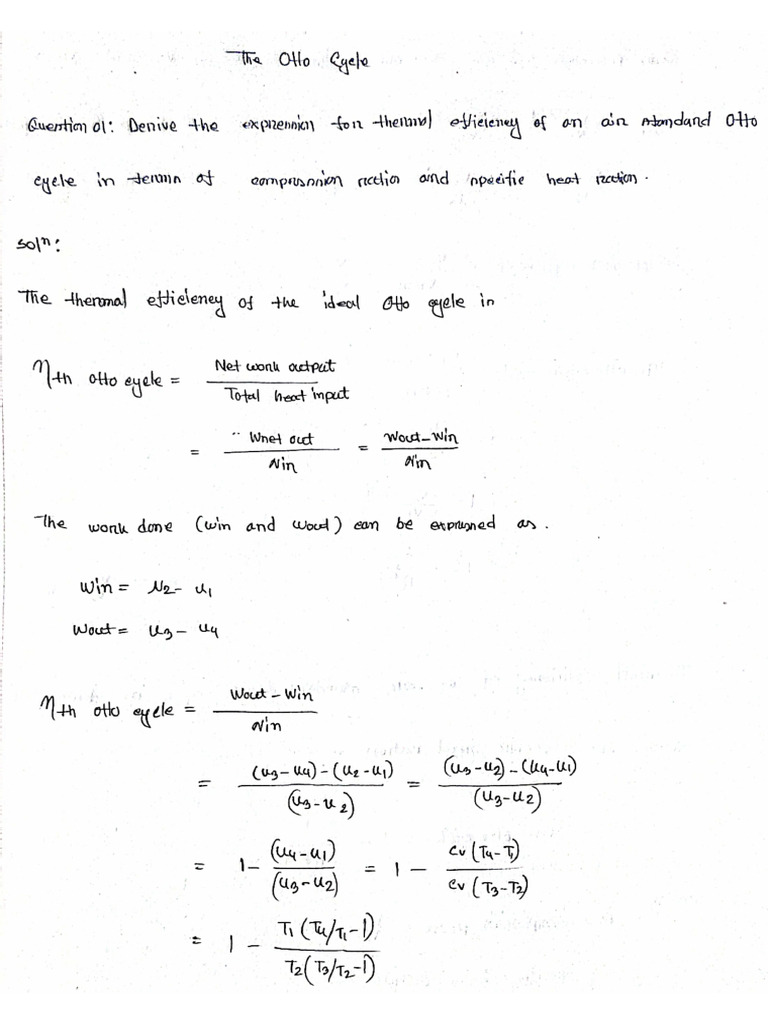 Thermal Sessional Math | PDF