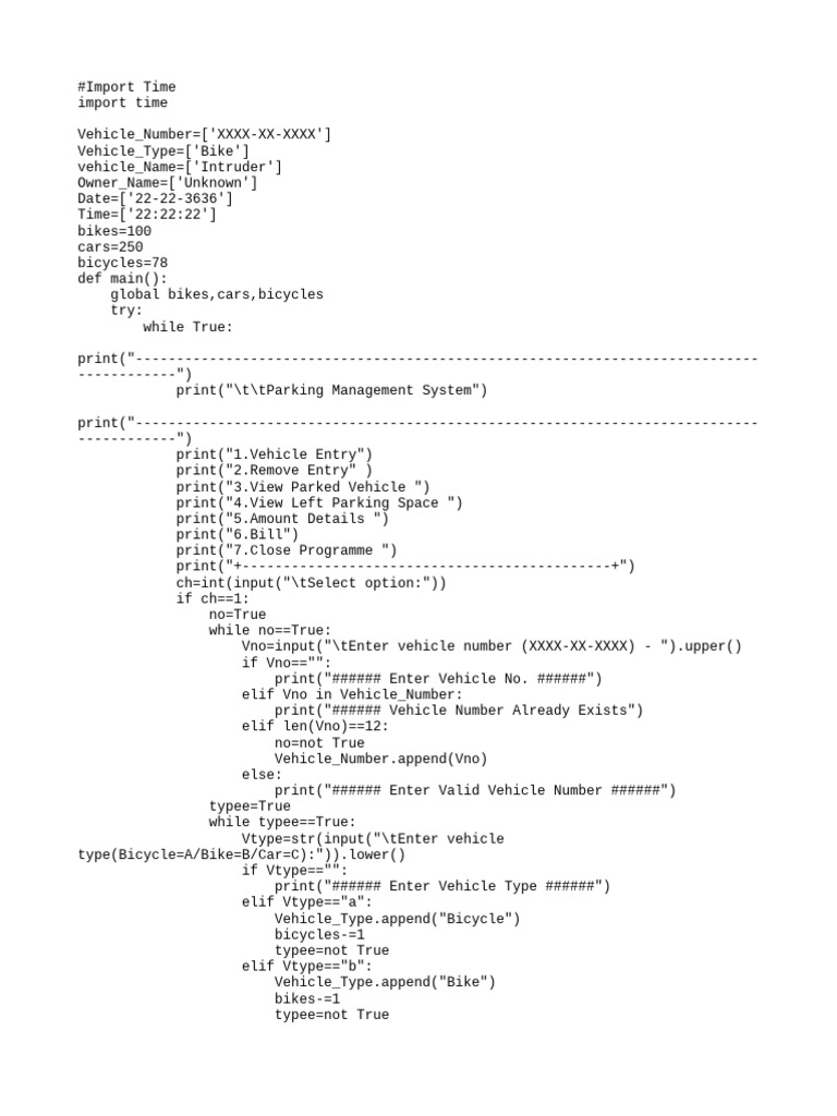 Trevin Ambu Aman Project | PDF | Computer Programming | Transport