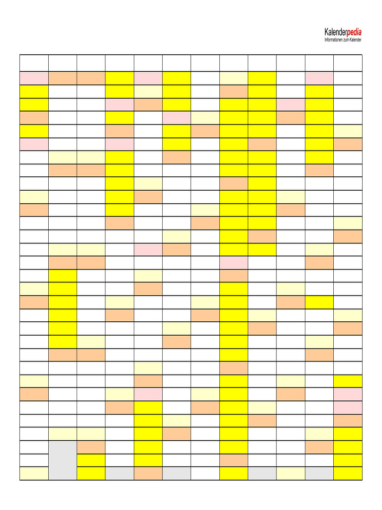 Kalender 2026 Bayern Querformat | PDF