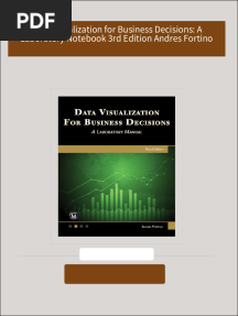 Data Visualization for Business Decisions: A Laboratory Notebook 3rd Edition Andres Fortino All Chapters Instant Download