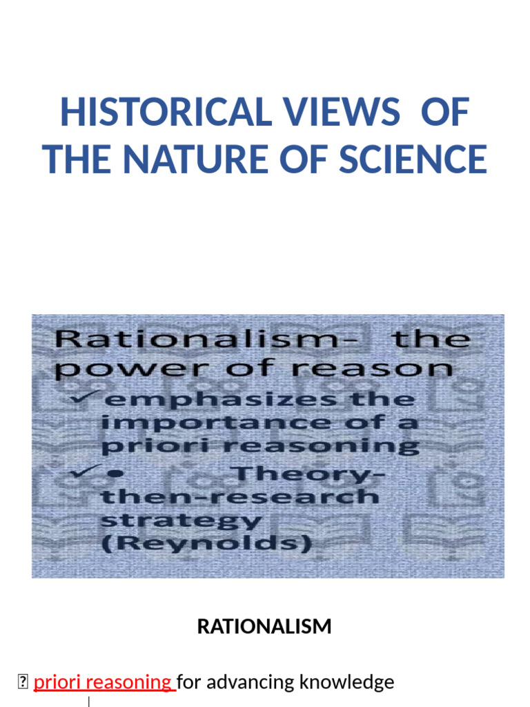 Historical Perspectives on Science | PDF | Science | Theory