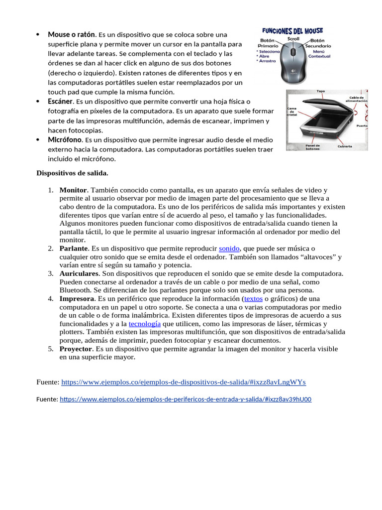 Mouse o Ratón | PDF | Periférico | Hardware de la computadora