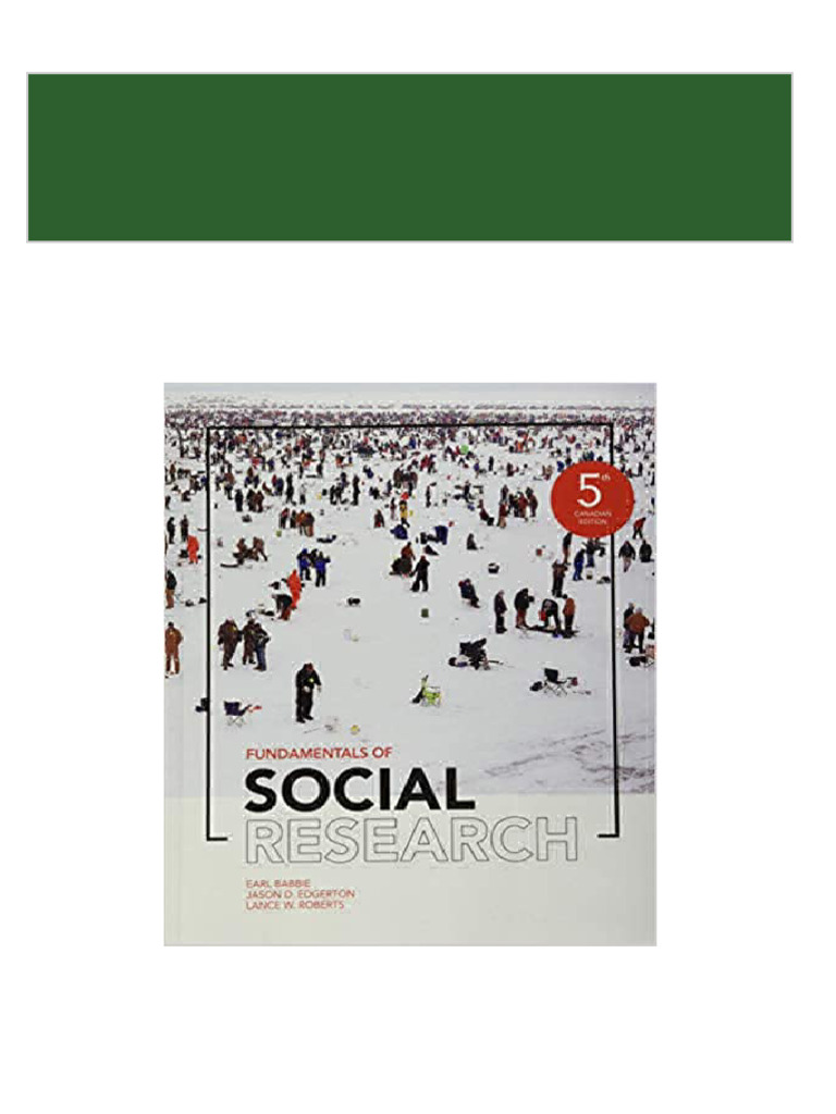 Ebooks File (Ebook PDF) Fundamentals of Social Research, 5th