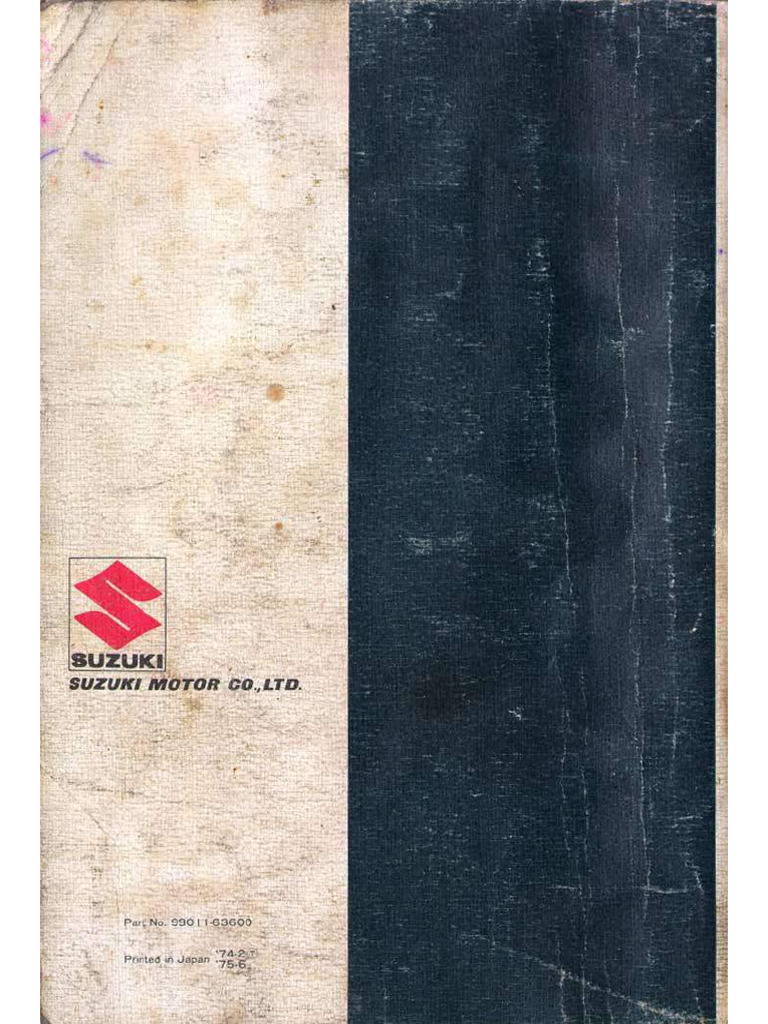 2006 SUZUKI C50 OWNERS MANUAL PDF visual data 7