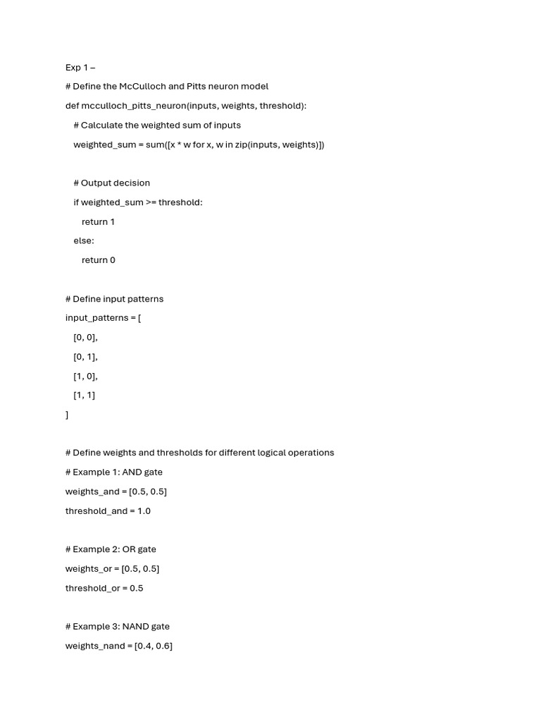 Exp 1 | PDF