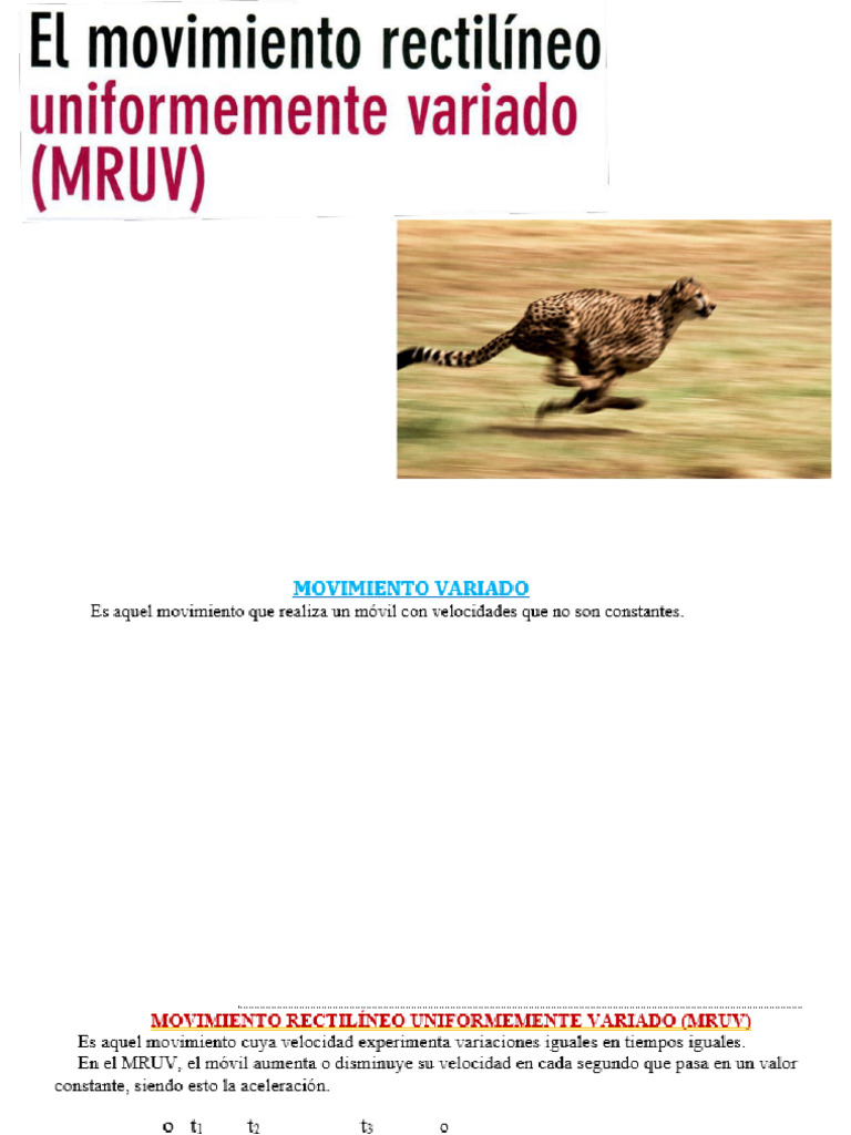 7 Mruv | PDF