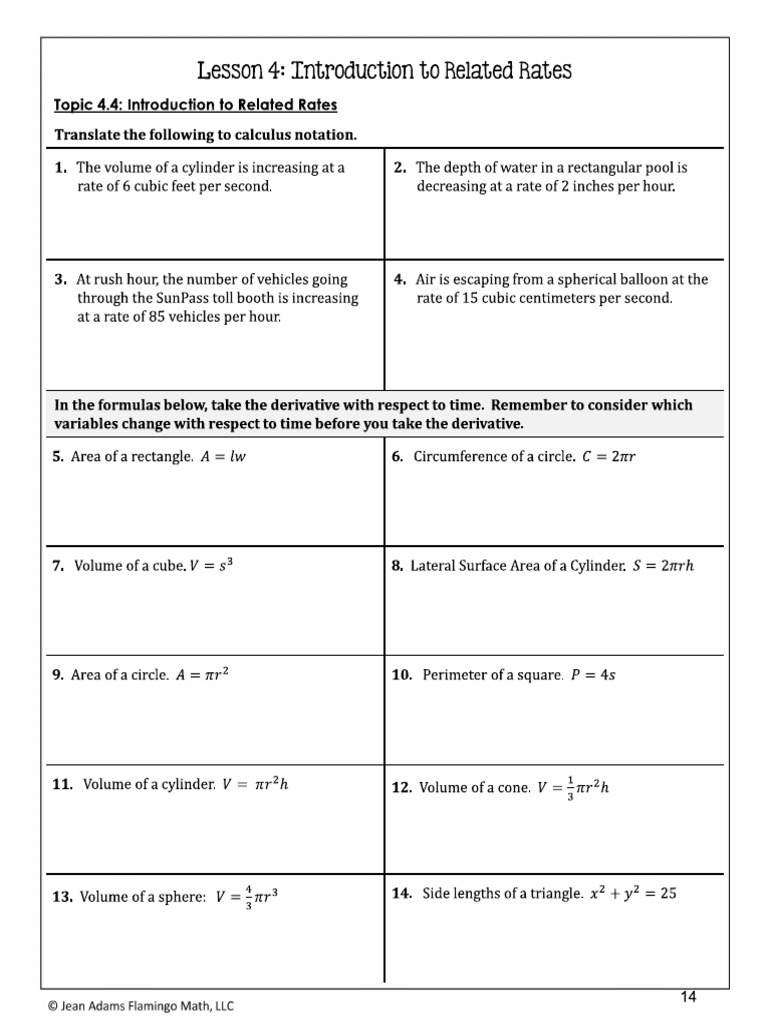 Unit 4 Lesson 4 | PDF