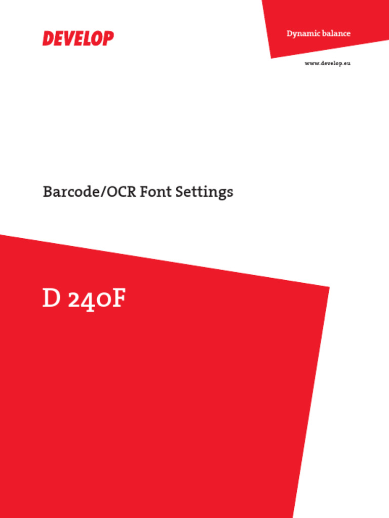 Barcode/OCR Font User Guide | PDF | Universal Product Code | Character ...