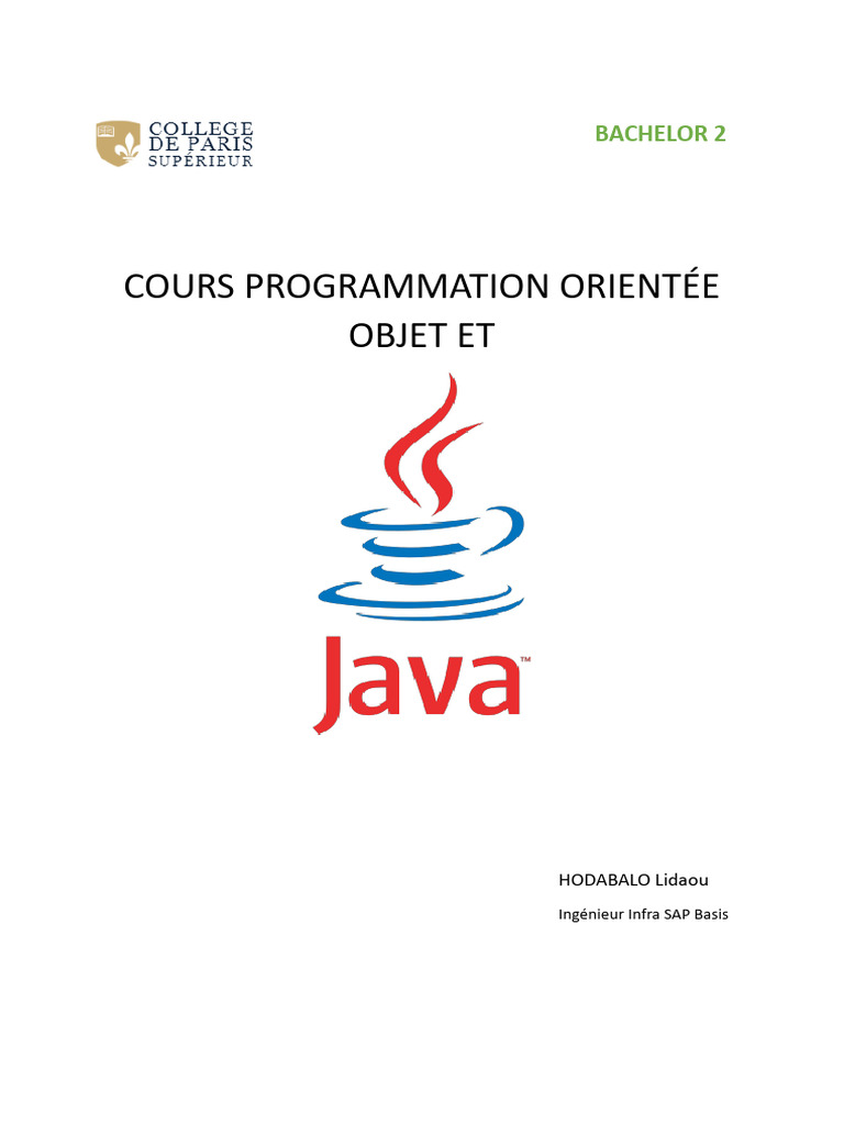 Division Euclidienne en Java | PDF | Java (Langage de programmation ...