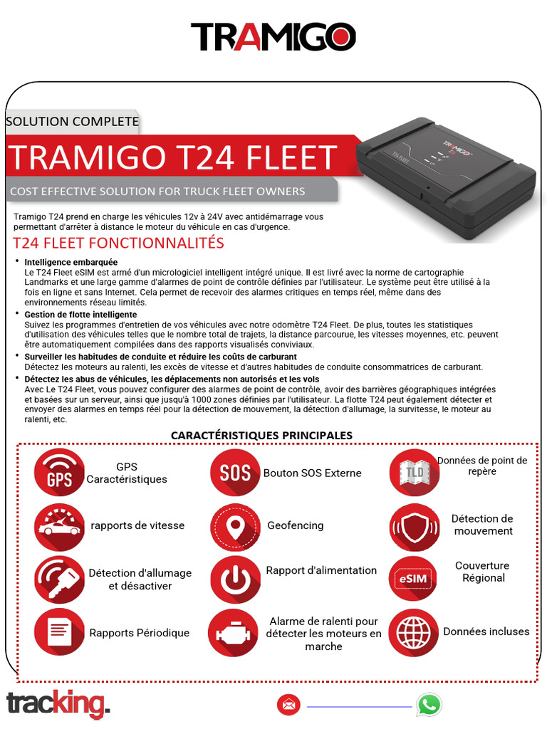 Solution de Suivi Intelligent T24 Fleet | PDF | Système de ...