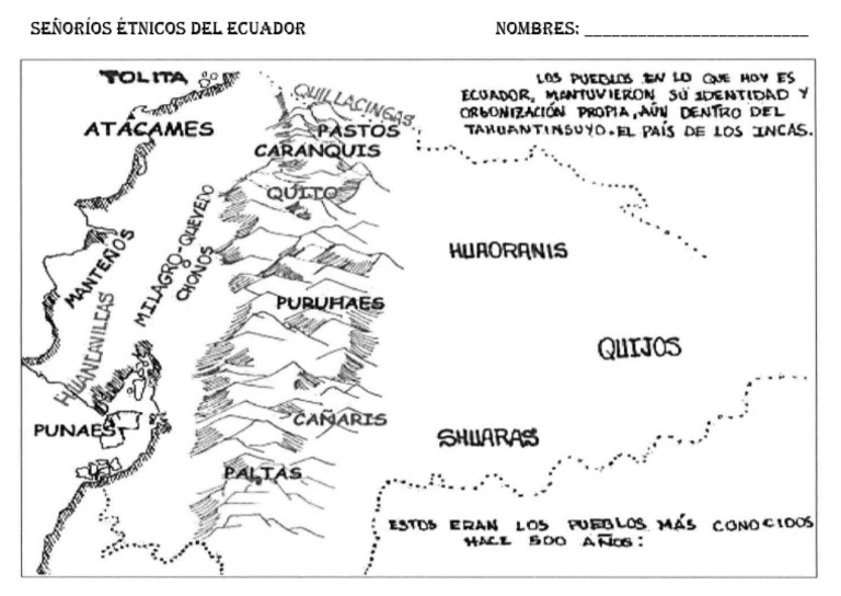 Señoríos Étnicos Del Ecuador | PDF