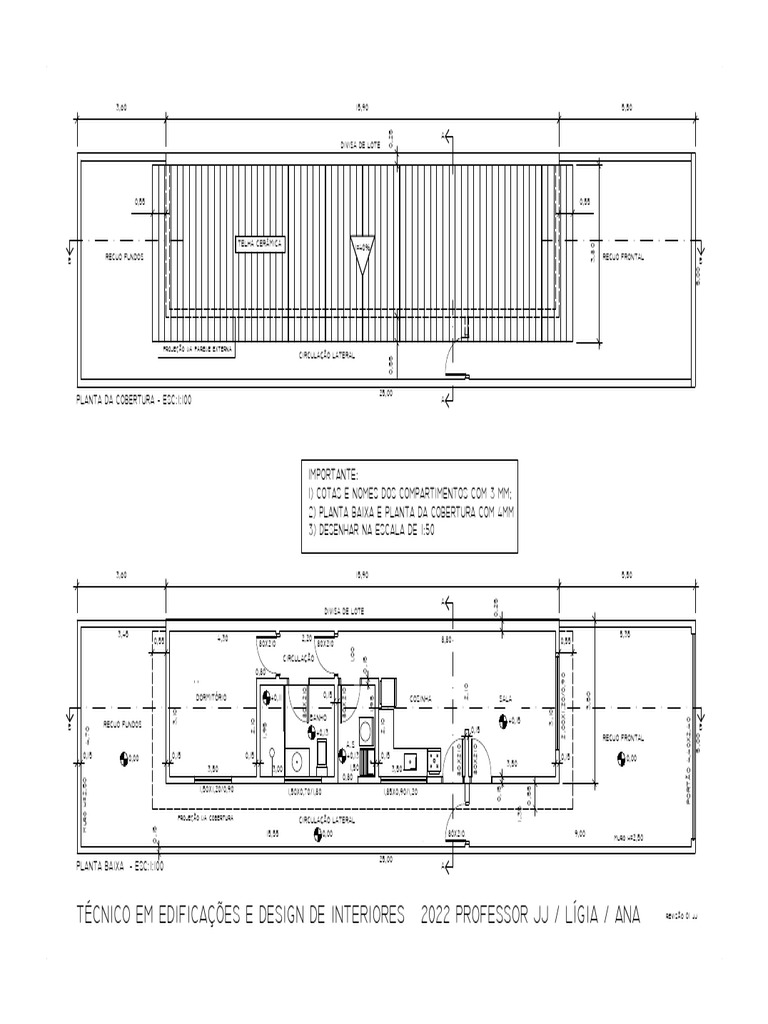 Projeto Dbae e Design 01 Residência-Model | PDF