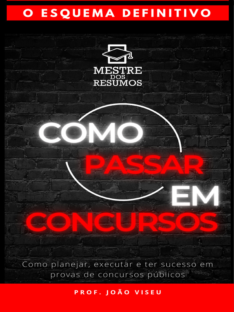 Técnicas Eficazes para Estudo em Concursos | PDF | Tempo | Motivacional