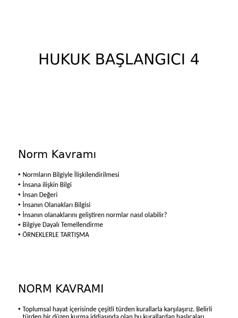 Hukuk BasÌ Langä Cä 4 | PDF