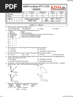 NSAT Sample Test Paper for Class 10 | PDF | Nervous System | Central ...