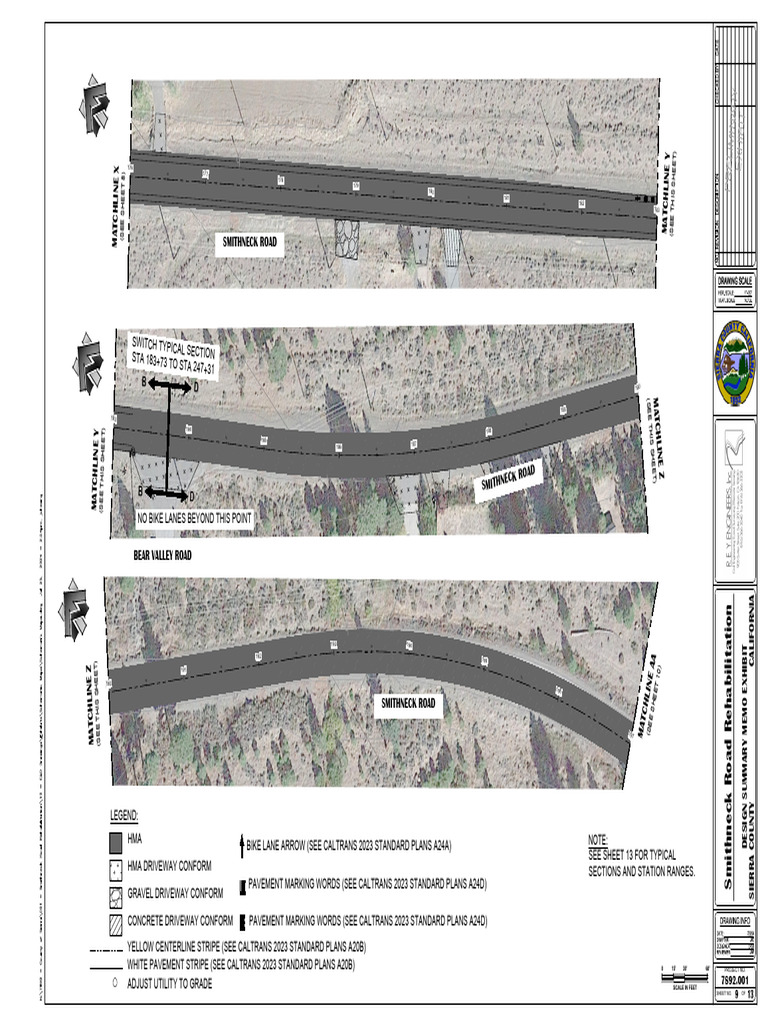 Smithneck Road Rehabilitation Plans | PDF | Road Infrastructure | Transport