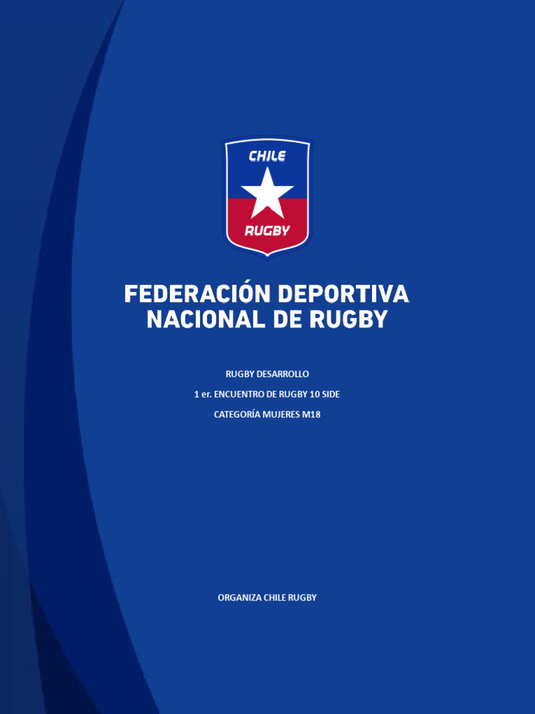 Encuentro Rugby 10 a Side M18 Mujeres | PDF | Fútbol rugby | Chile