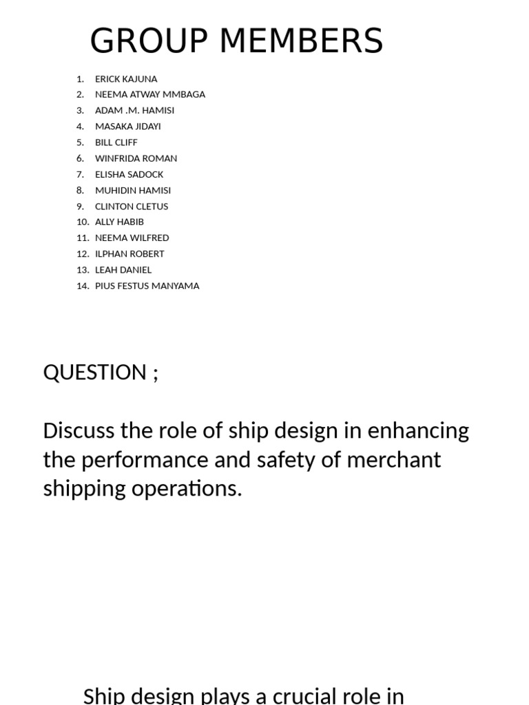 Group Members Assignment | PDF