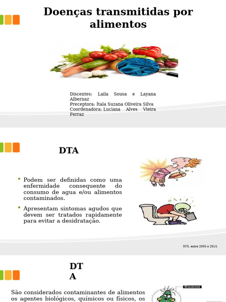 Doenças Transmitidas por Alimentos | PDF | Microrganismo | Carne
