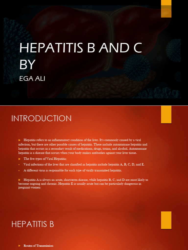 Pathology and Treatment Hepatitis B and C PDF | PDF | Hepatitis B ...