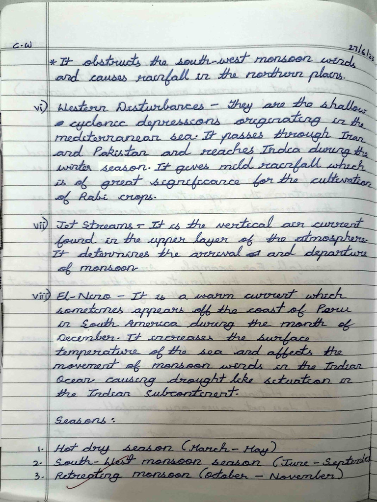 Climate Notes | PDF