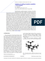 Lianqing Zheng and Donald L. Thompson- Molecular dynamics simulations of melting of perfect crystalline hexahydro-1,3,5-trinitro-1,3,5-s-triazine