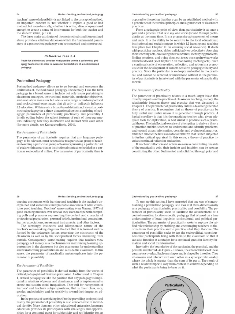 Post Method Kumaravadivelu (34-43) | PDF | Pedagogy | Learning