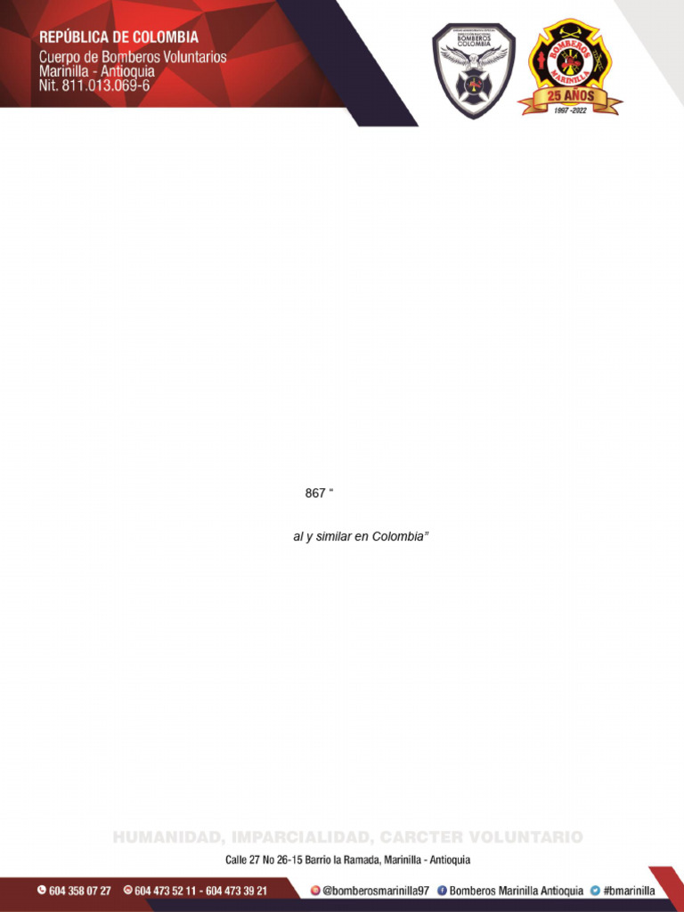 Certificacion DA COLORS SAS | PDF | Bombero