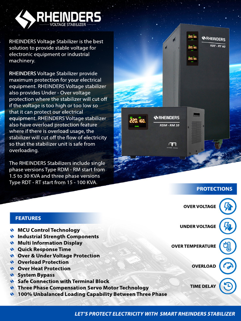 Brosur Stabilizer RHEINDERS NC 1 | PDF