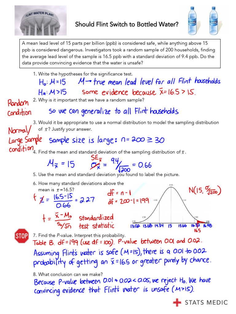 Lesson+9.5+Answer+Key+ +Intro+Stats+ +Stats+Medic+ | PDF | P Value ...