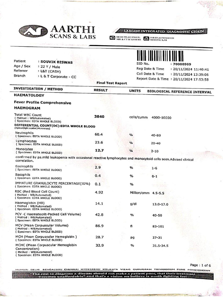 Medical Reports | PDF