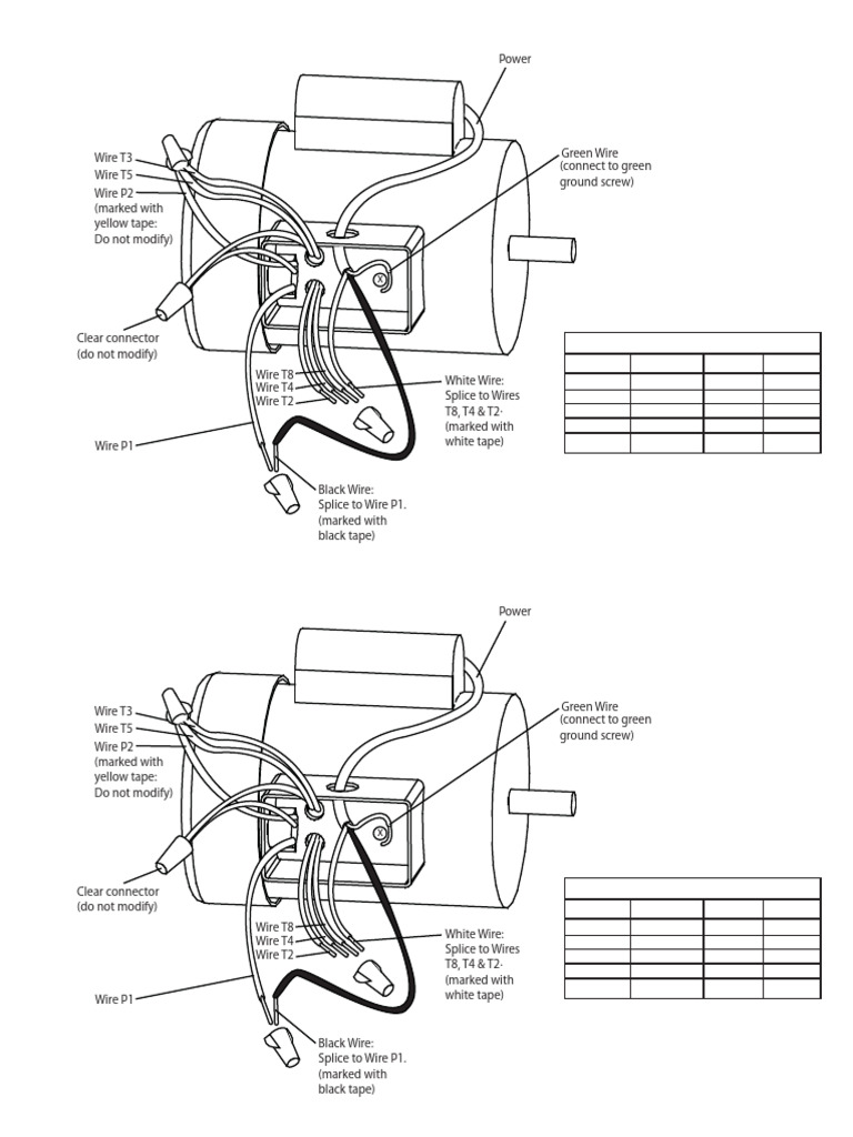 SinglePhaseLeesonmotorwiringdiagram (1) PDF Wire Electrical