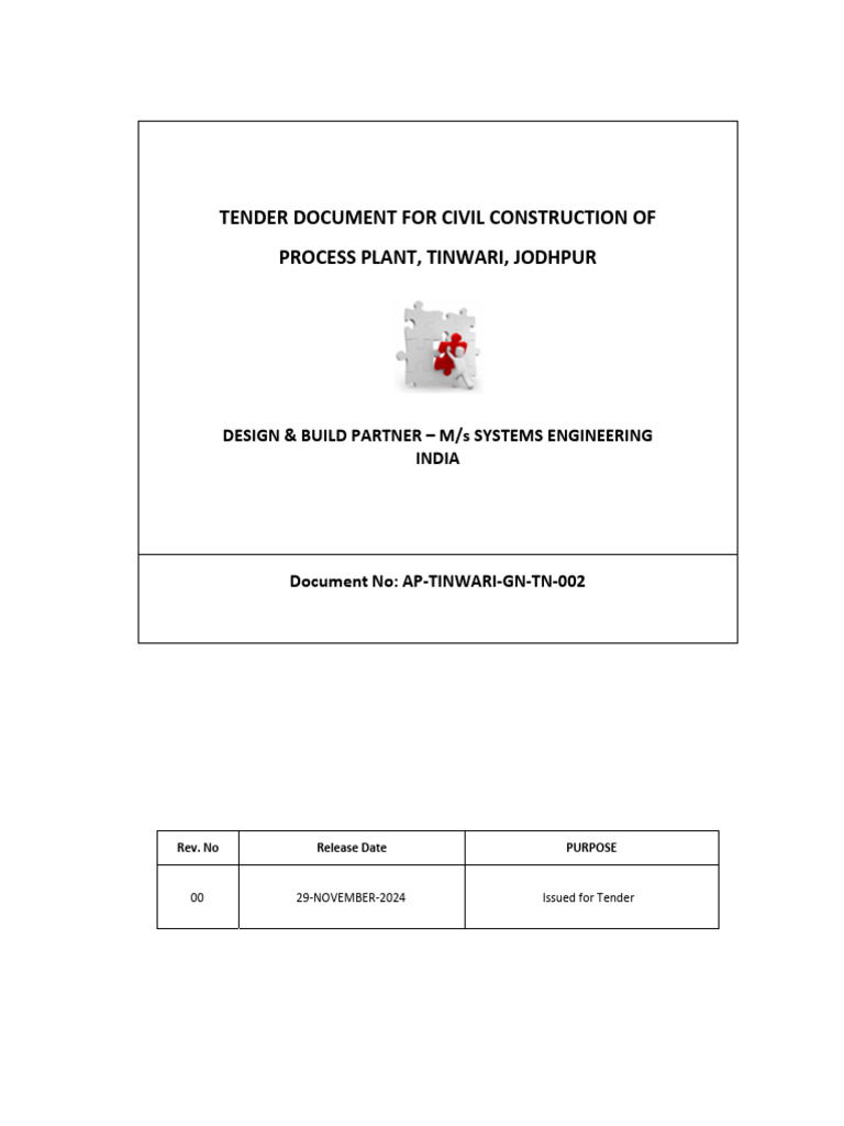 Civil Construction Tender Document | PDF | Concrete | Construction ...