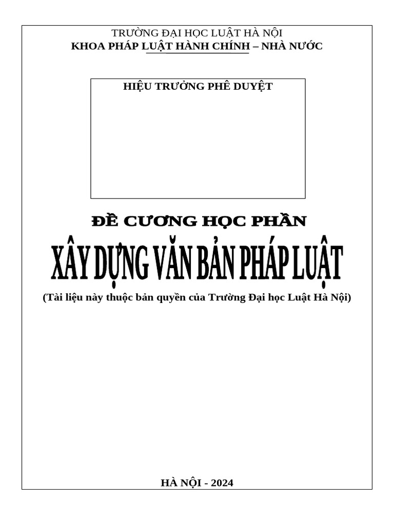 Xây D NG VBPL - 2tc | PDF